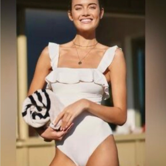 Eberjey Jane Smooth One-Piece swimsuit cream - Picture 10 of 10